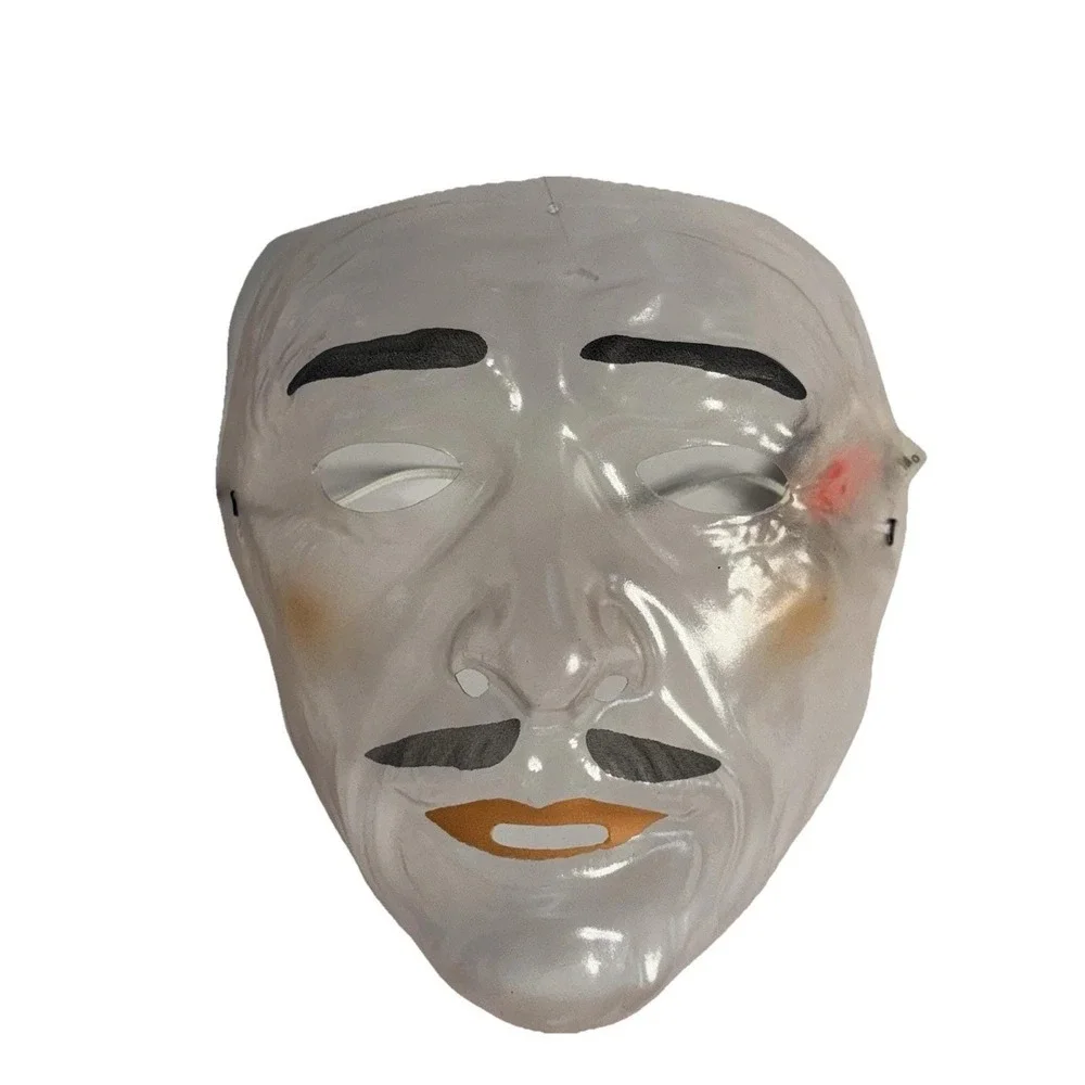 1960's Vintage Topstone Clear Men's Halloween Mask With Tag NOS